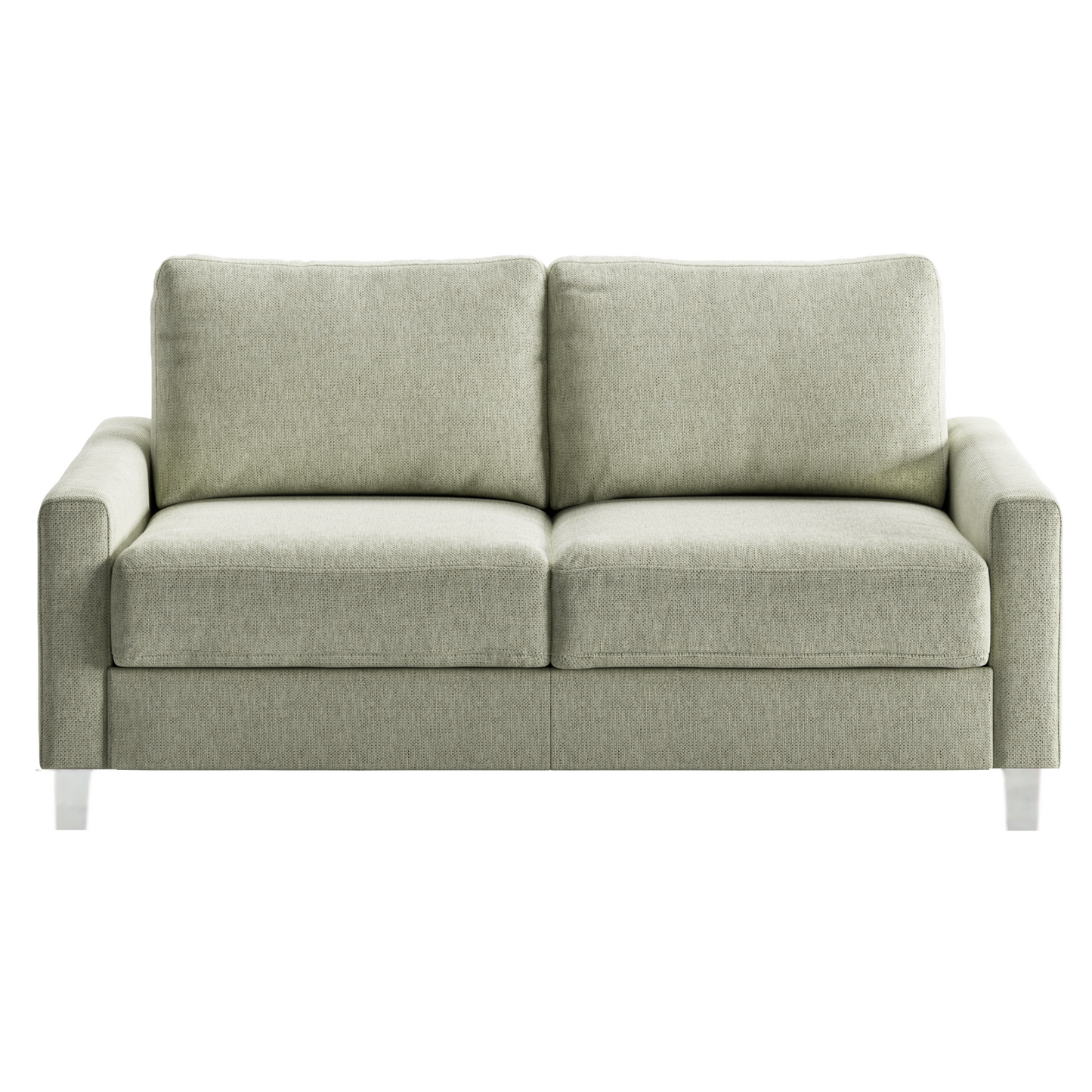 Luonto Nico Sleeper Sofa Quick Ship Program with Chrome Leg in Loule 616 Fabric (beige)
