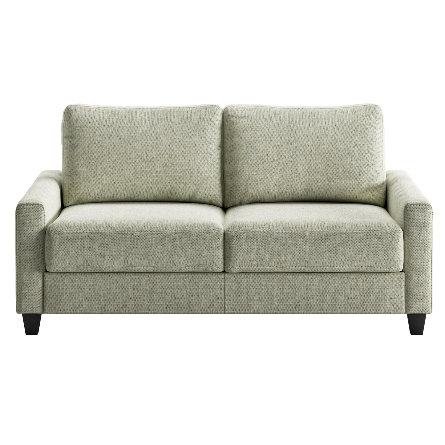 Luonto Nico Sleeper Sofa Quick Ship Program with Wood Legs in Loule 616 Fabric (beige)