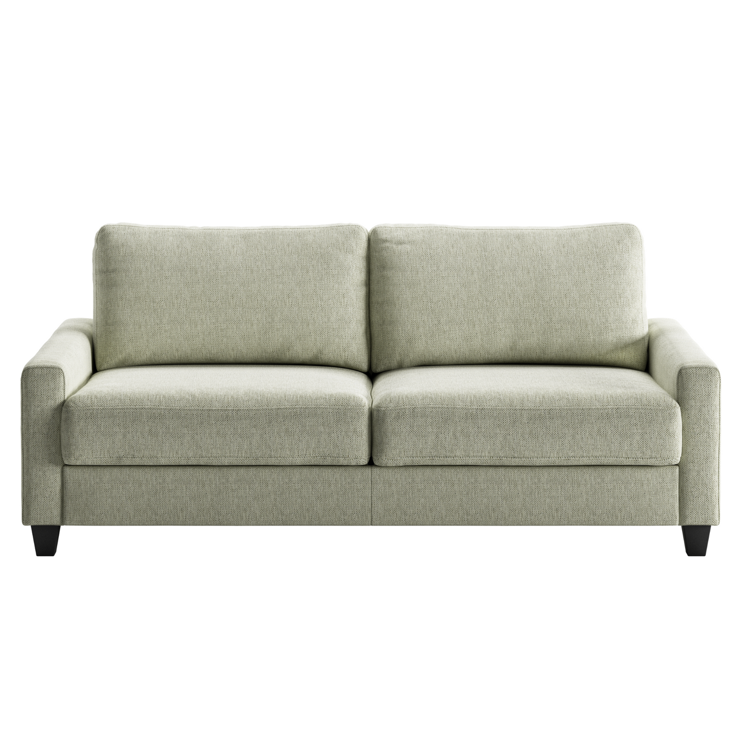 Luonto Nico Queen Sleeper Sofa Quick Ship Program Loule 616 Fabric (beige) with Wood Leg