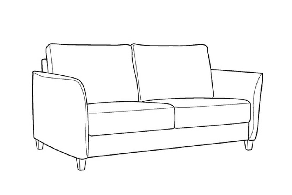 Custom Luonto Aura Sleeper Sofa with Nest Function