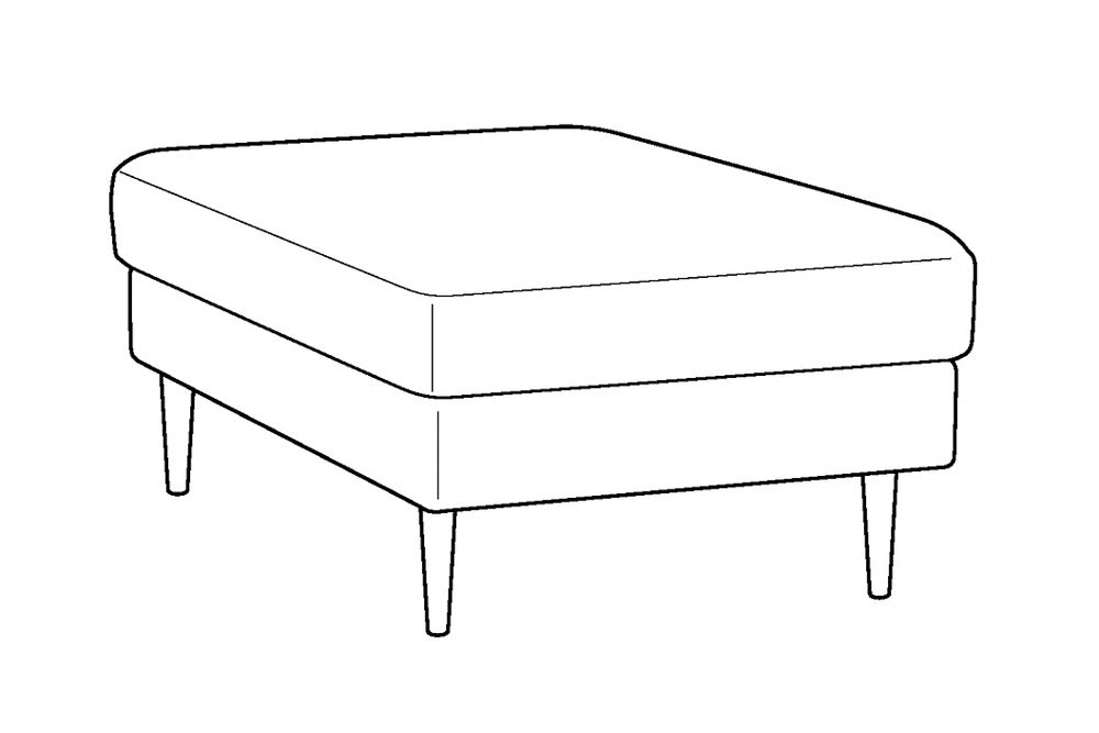 Custom Luonto Capri Ottoman