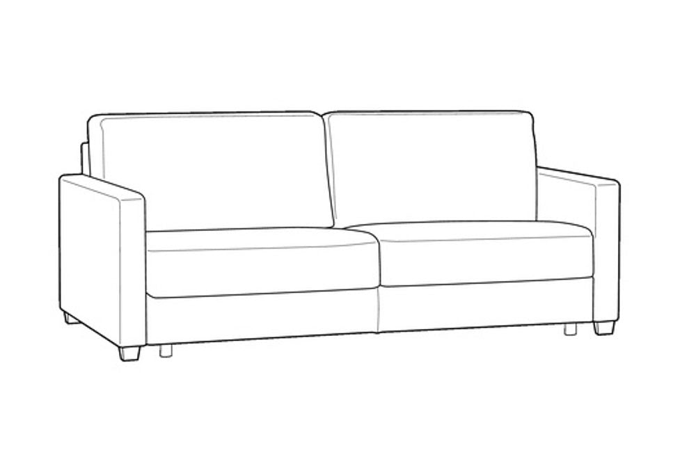 Custom Luonto Fantasy Sleeper Sofa with Level Mechanism