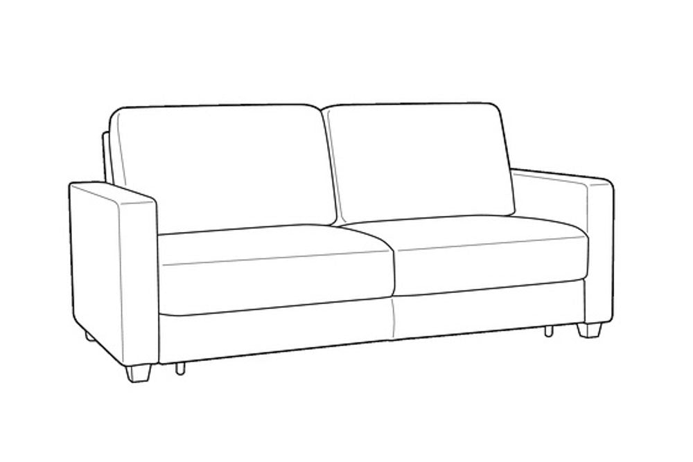 Custom Luonto Hampton Sleeper Sofa with Hybrid Function