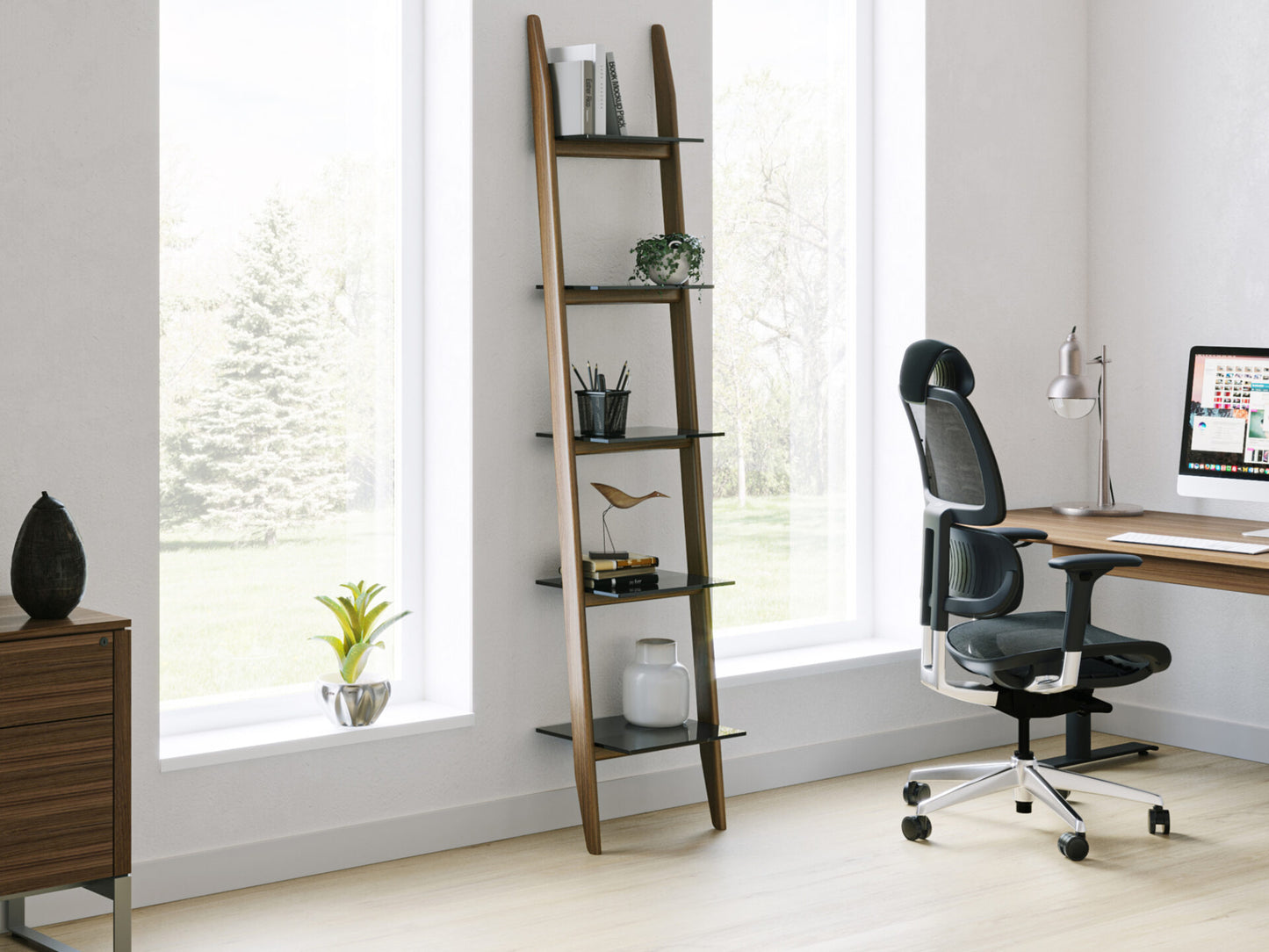 BDI 5701 Stiletto Single Leaning Shelf
