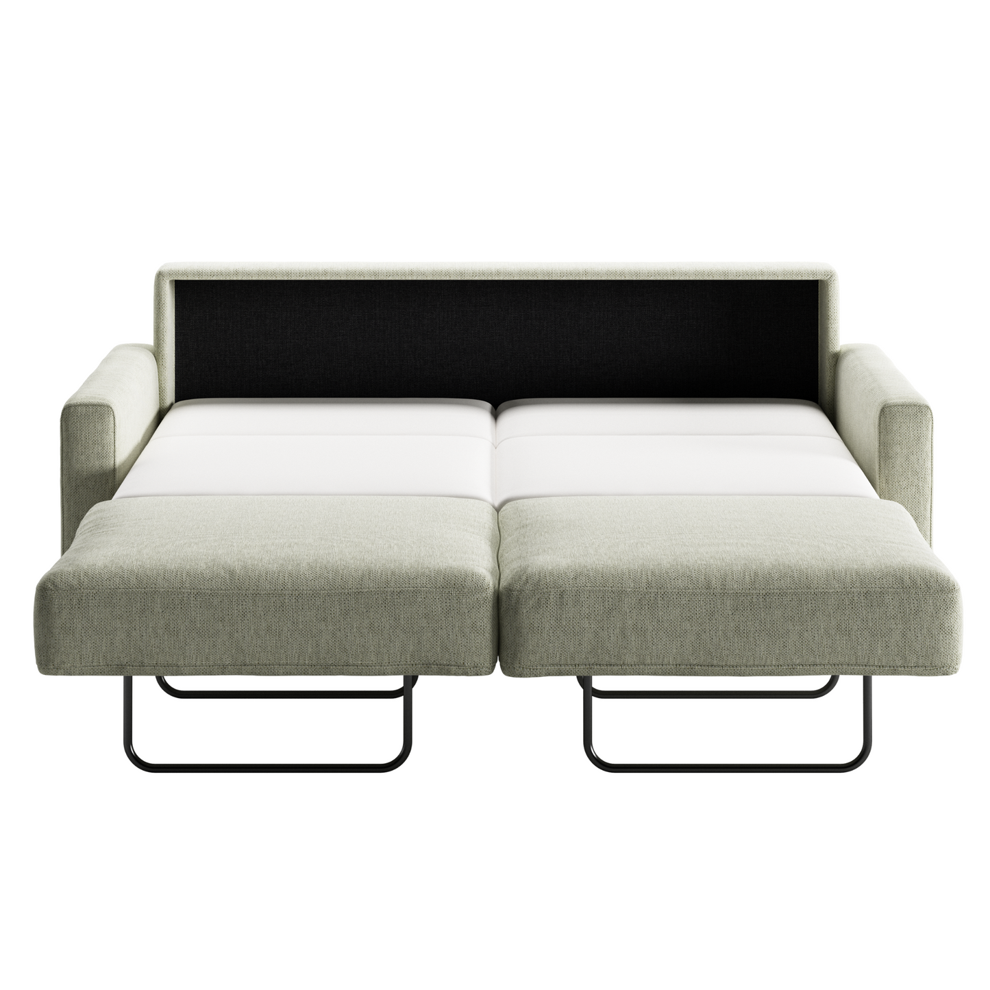 	Luonto Nico Queen Sleeper Sofa Quick Ship Program Loule 616 Fabric (beige) Open Sleeper