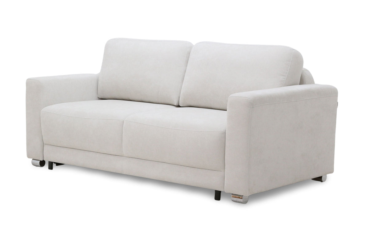 Sleeper: Belton · Size: Queen · Fabric: Cloud 02 · Leg: Chrome