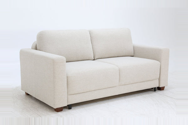 Sleeper: Belton · Size: Queen Manual · Fabric: Lea 01 · Leg: Walnut
