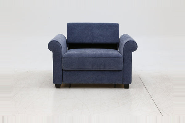Sleeper: Casey · Size: Cot · Fabric: Cloud 77 · Leg: Wenge