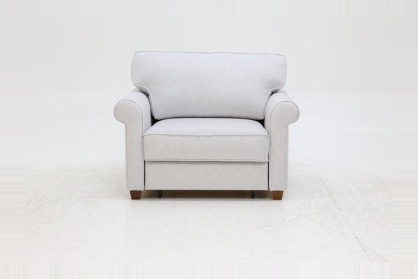 Sleeper: Casey · Size: Cot · Fabric: Marley 106 · Leg: Walnut