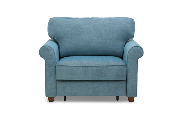 Sleeper: Casey · Size: Cot · Fabric: Naomi 321 · Leg: Walnut