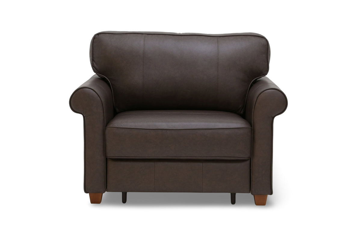 Sleeper: Casey · Size: Cot · Fabric: Natural Soft 300 · Leg: Walnut