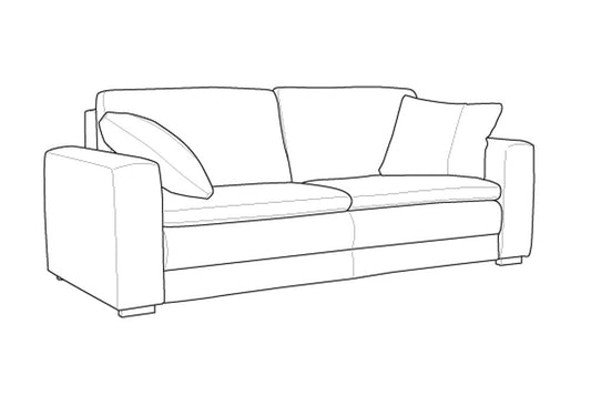 Custom Luonto Cove Sleeper Sofa with Hybrid Deluxe Function