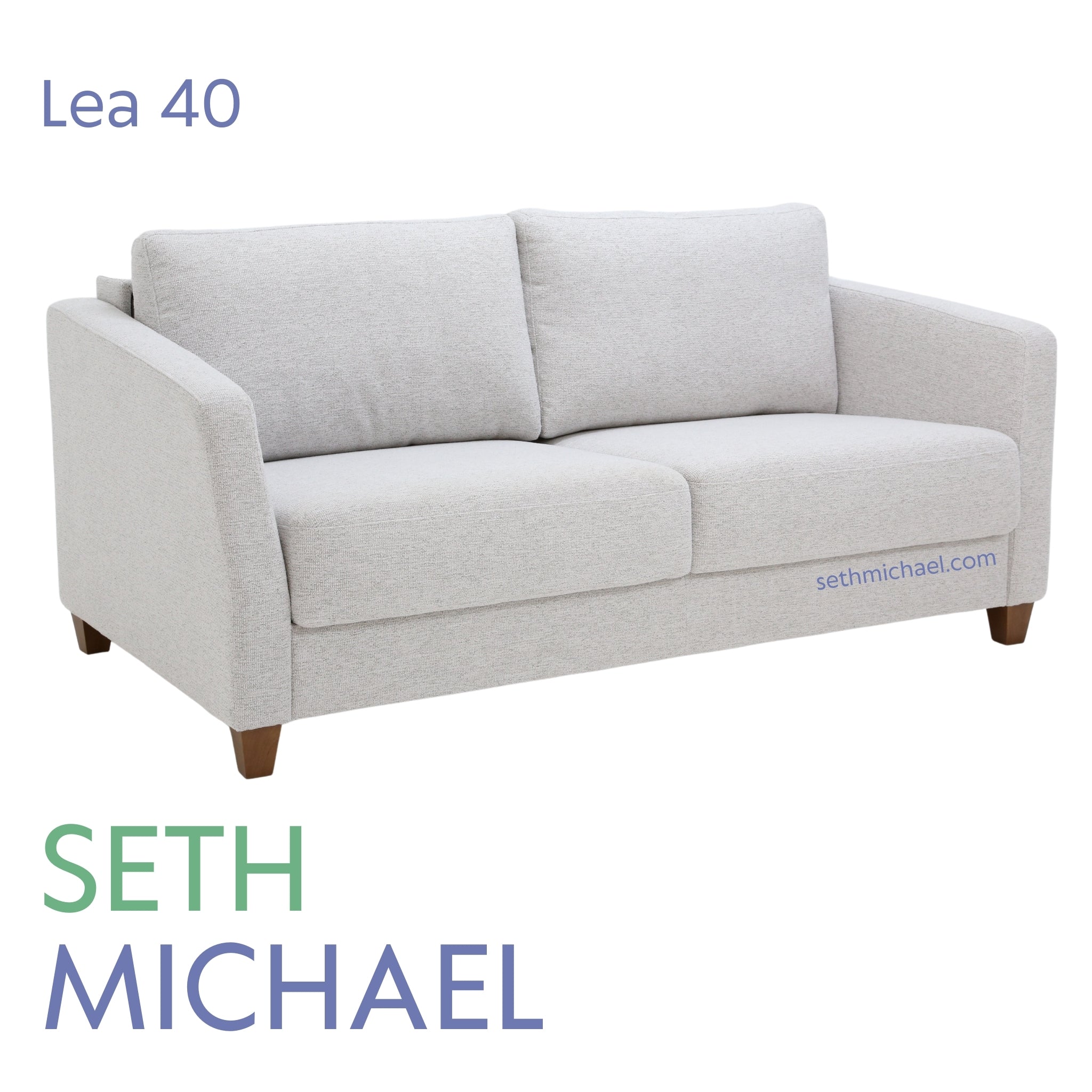 Customer's Luonto sofa in Lea fabric