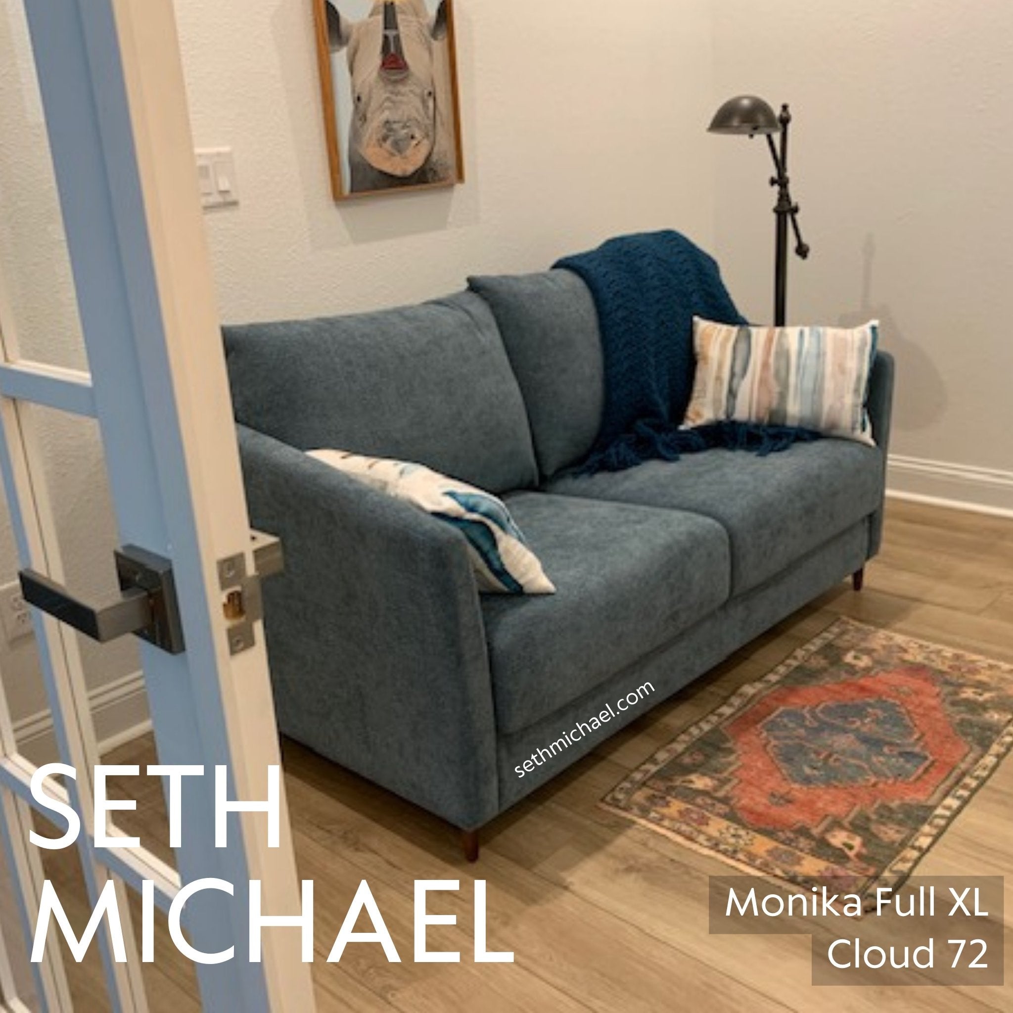 Customer's Luonto sofa in Cloud fabric