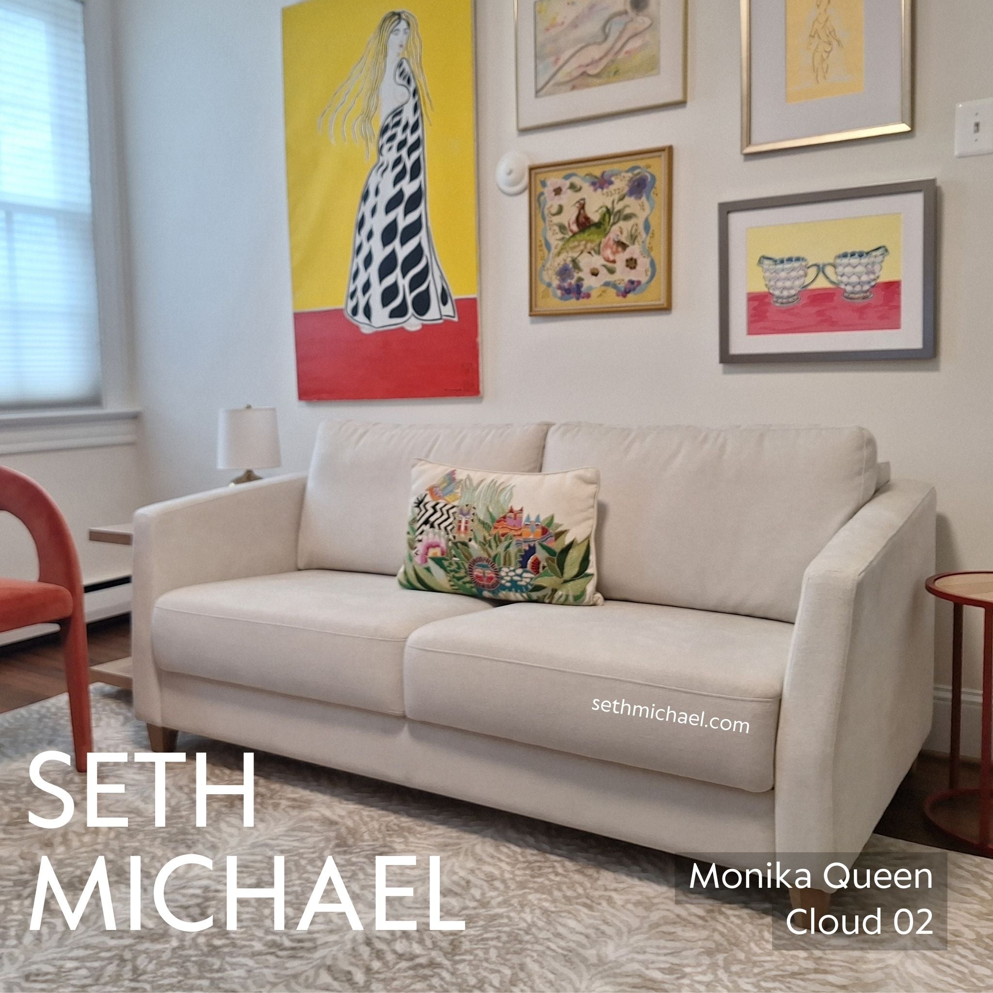 Customer's Luonto sofa in Cloud fabric