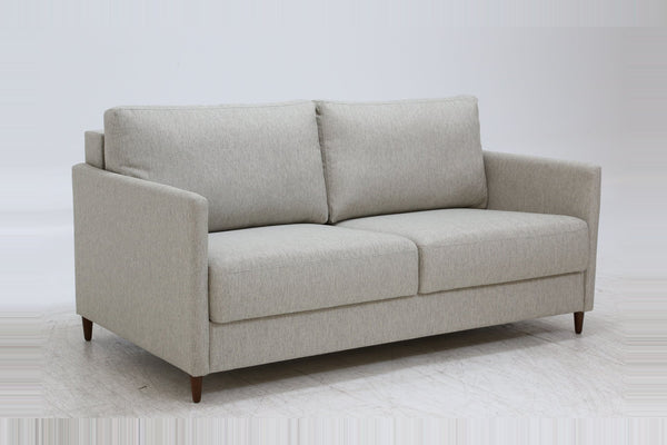 Sleeper: Elfin · Size: Queen · Fabric: Loule 616 · Leg: Walnut