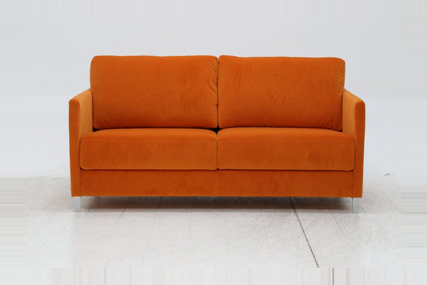 Sleeper: Elfin · Size: Queen · Fabric: Megan 31 · Leg: Chrome