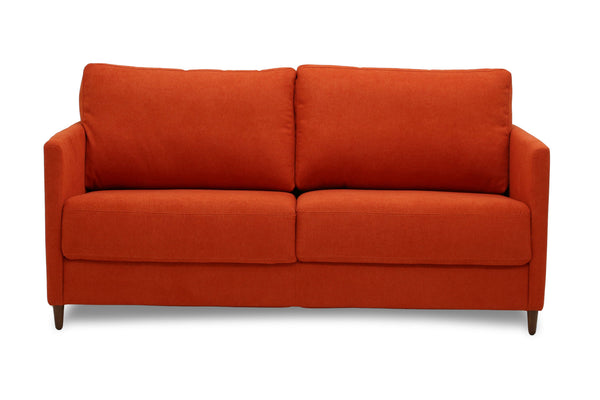 Sleeper: Elfin · Size: Queen · Fabric: Mine 129 · Leg: Walnut