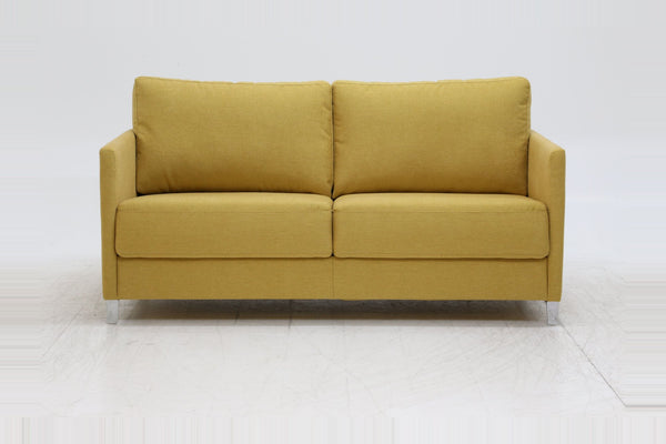Sleeper: Elfin · Size: Queen · Fabric: Oliver 358 · Leg: Chrome