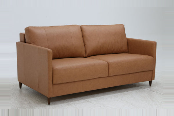 Sleeper: Elfin · Size: Queen · Fabric: Soft Antique 9030 · Leg: Walnut
