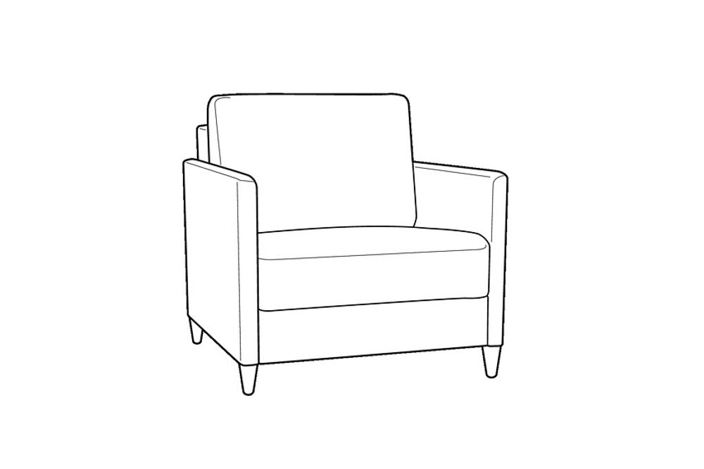 Custom Luonto Michael Sleeper Sofa with Nest Function