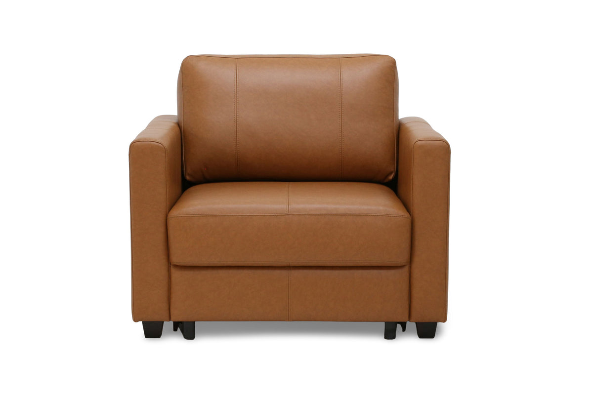 Sleeper: Fantasy · Size: Cot · Fabric: Labrador Leather 03 · Leg: Wenge