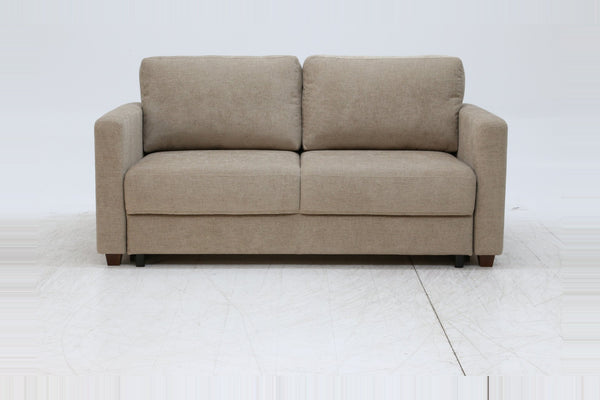 Sleeper: Fantasy · Size: Queen · Fabric: Story 26 · Leg: Walnut