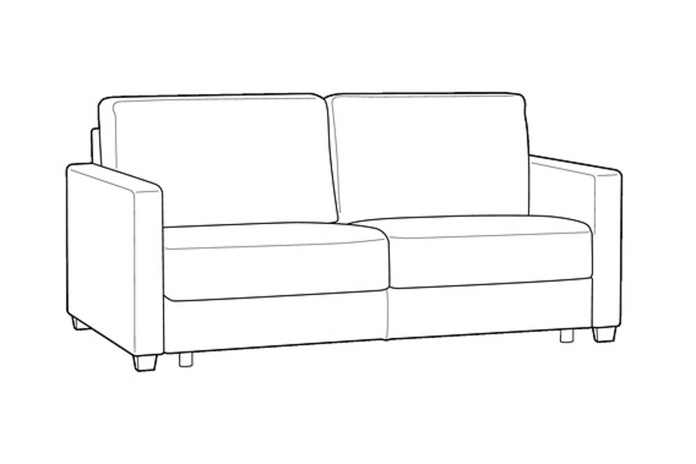 Custom Luonto Fantasy Sleeper Sofa with Level Mechanism