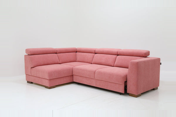 Sleeper: Halti · Size: Full XL LHF Chaise · Fabric: Rodeo 311 · Leg: Walnut