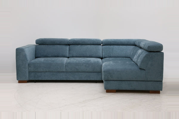 Sleeper: Halti · Size: Full XL RHF Chaise · Fabric: Cloud 72 · Leg: Walnut