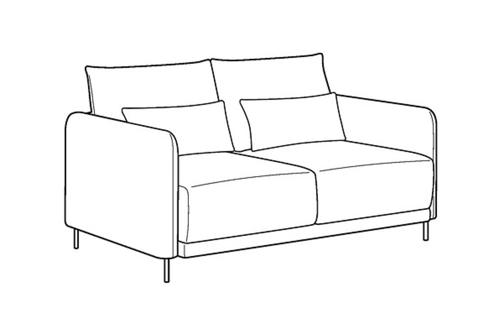 Custom Luonto Haven Sleeper Sofa with Hybrid Deluxe Function