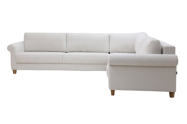 Sleeper: Hugo · Size: King · Fabric: Cloud 02 · Leg: Oak