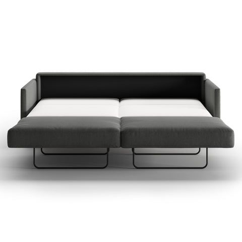 Luonto Elfin King Sofa Bed in Fabric Luna 35 and Nest Mechanism Front Open View