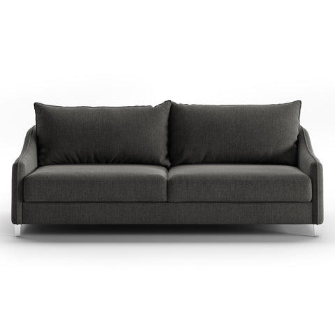 Luonto Ethos King Sofabed in Fabric Oliver 515 with Chrome Foot and Nest Mechanism Front Closed