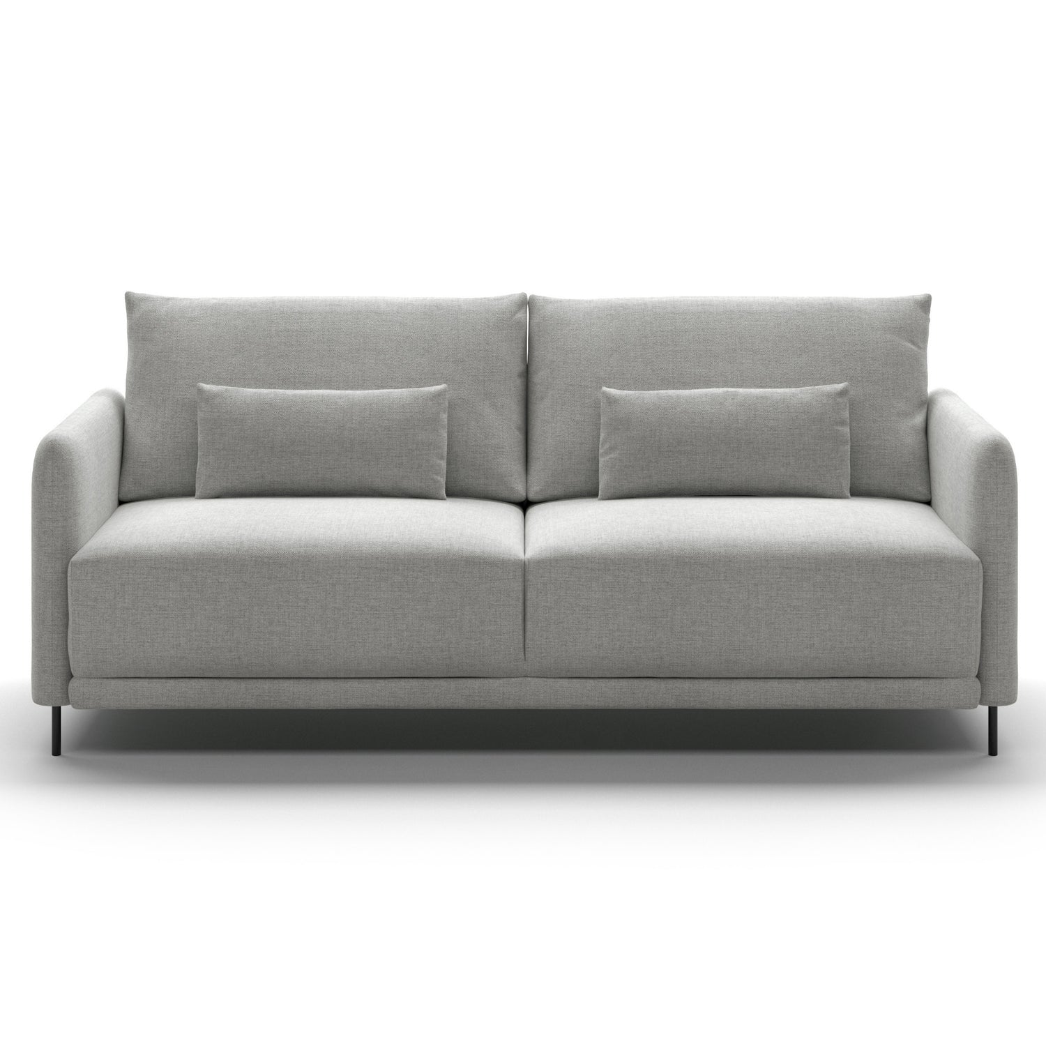 Luonto Haven King Sofabed in Fabric Atlantic 01 with Metal Feet and a Hybrid Mechanism