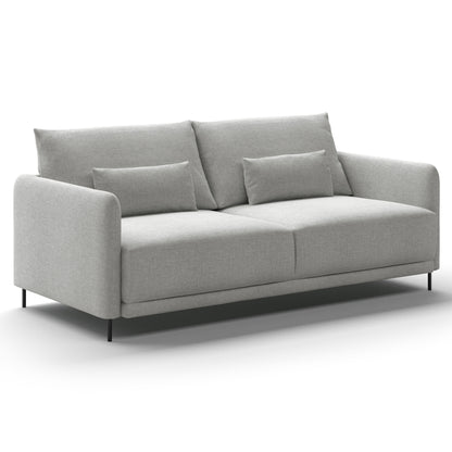 Luonto Haven King Sofabed in Fabric Atlantic 01 with Metal Feet and a Hybrid Mechanism