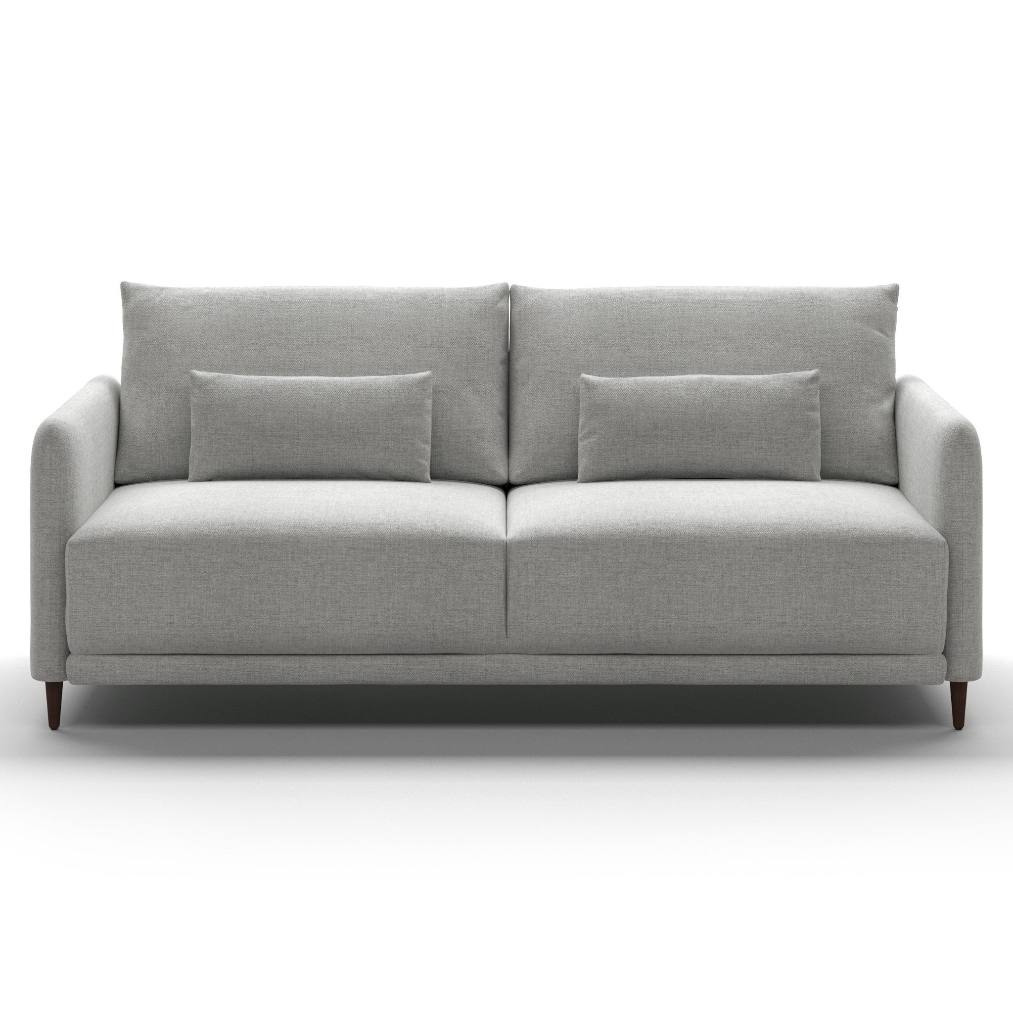 HomeFare Grey Flannel Sofa & Loveseat Set - Modern Design