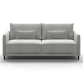 Luonto Haven King Sofabed in Fabric Atlantic 01 with Wood Feet and a Hybrid Mechanism