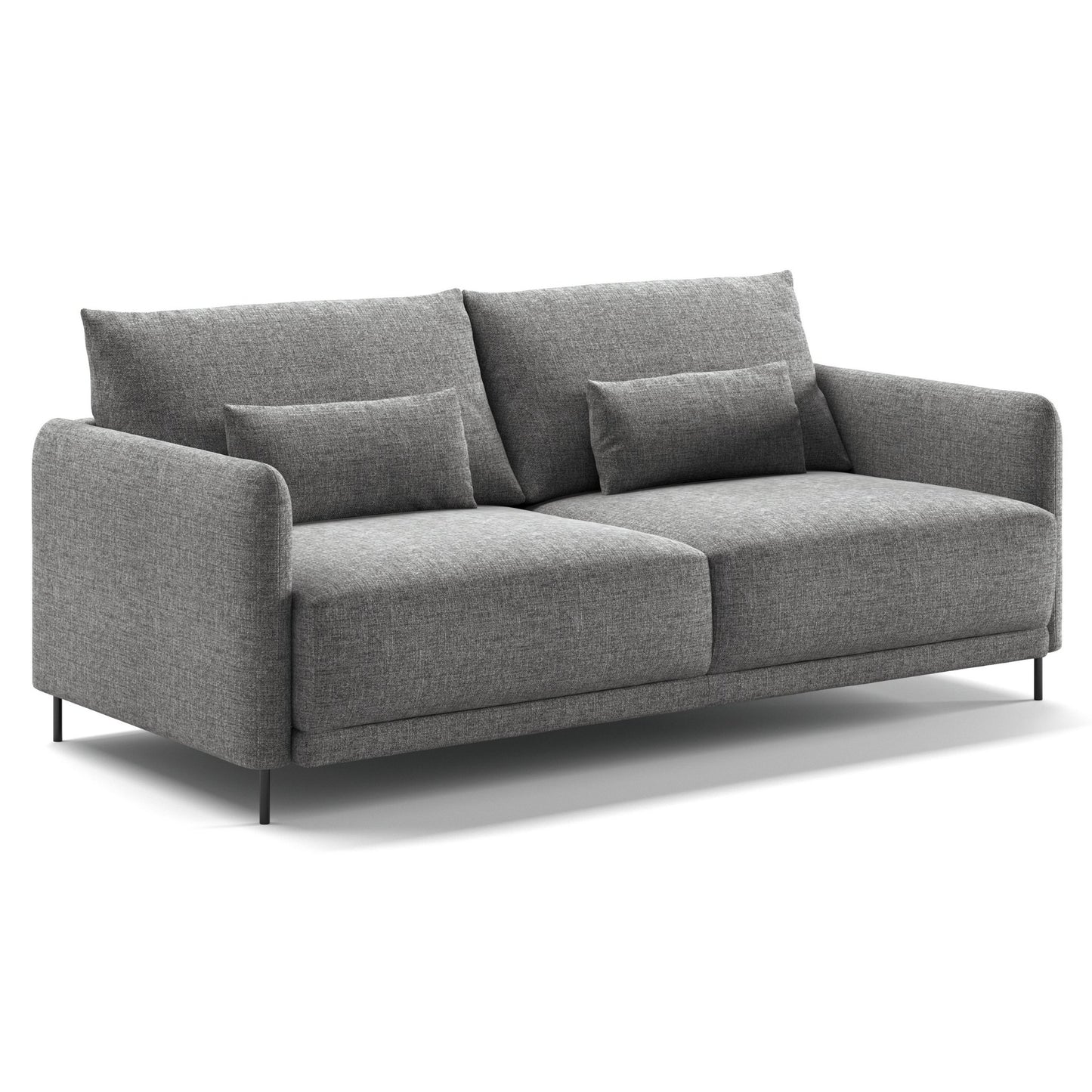 Luonto Haven King Sofabed in Fabric Atlantic 07 with Metal Feet and a Hybrid Mechanism