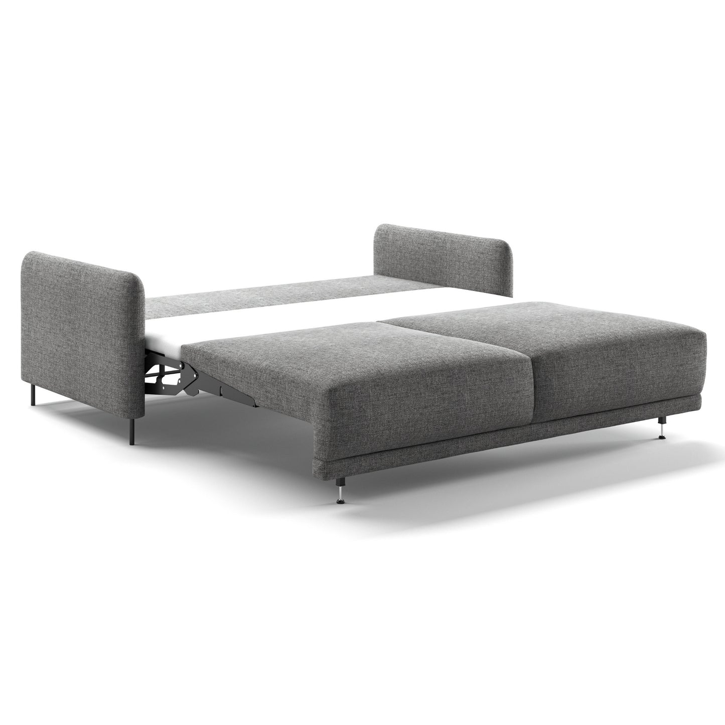 Luonto Haven King Sofabed in Fabric Atlantic 07 with Metal Feet and a Hybrid Mechanism