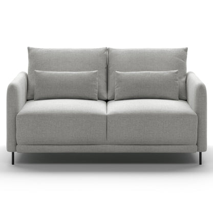 Luonto Haven Queen Sofabed in Fabric Atlantic 01 with Metal Feet and Hybrid Mechanism