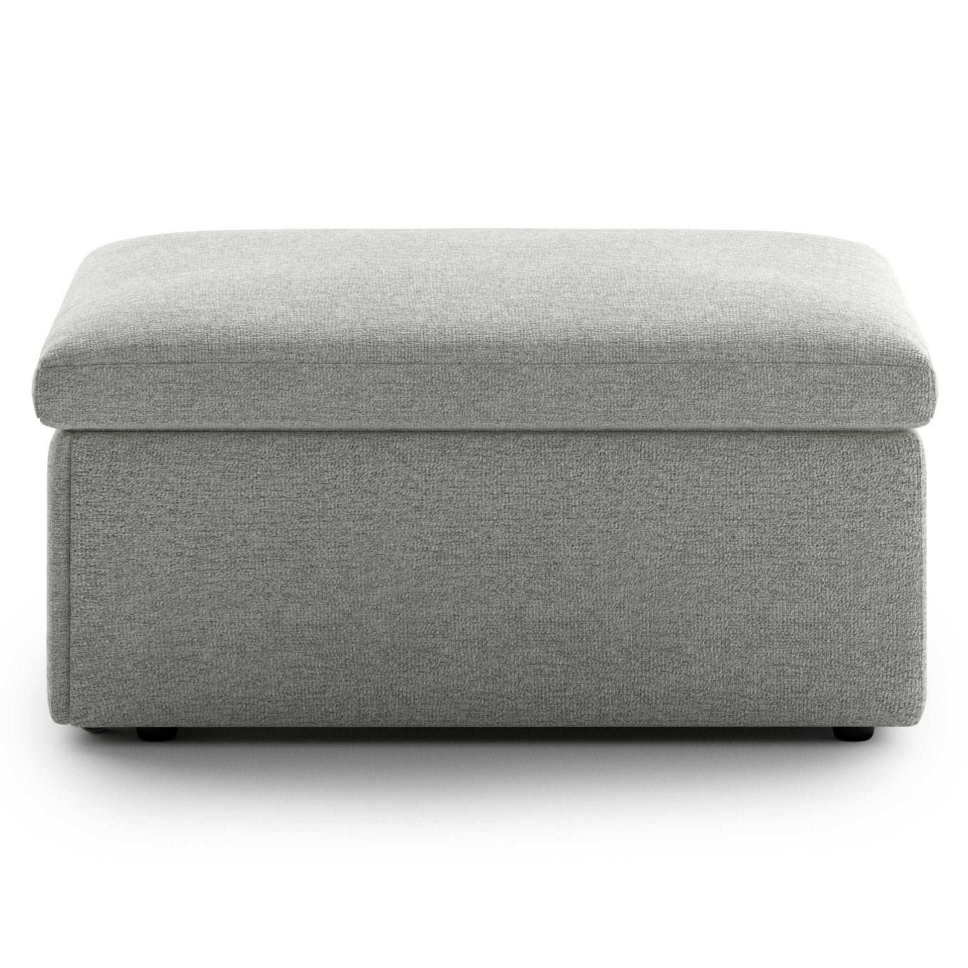 Luonto Otto Cot Sleeper Ottoman with a Drawer Mechanism and Smoked Birch Feet