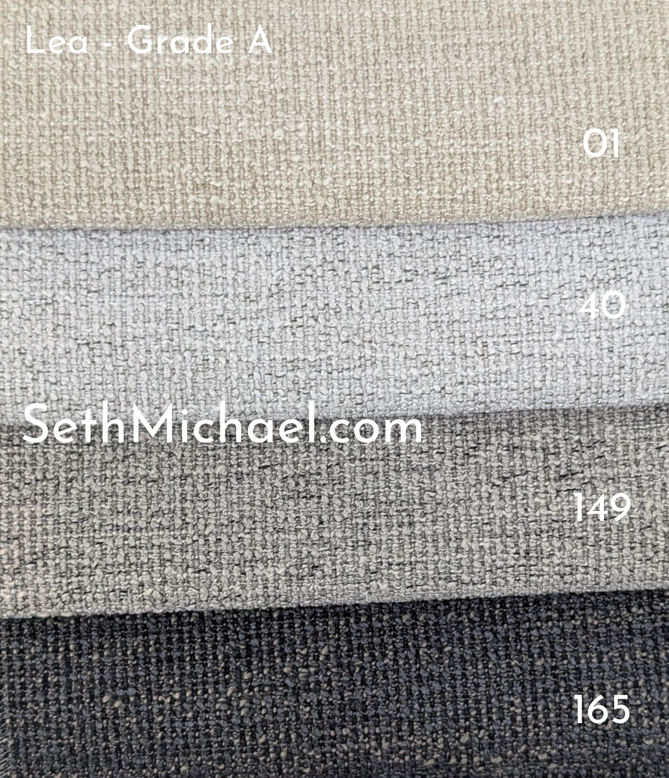 Luonto Lea swatch board