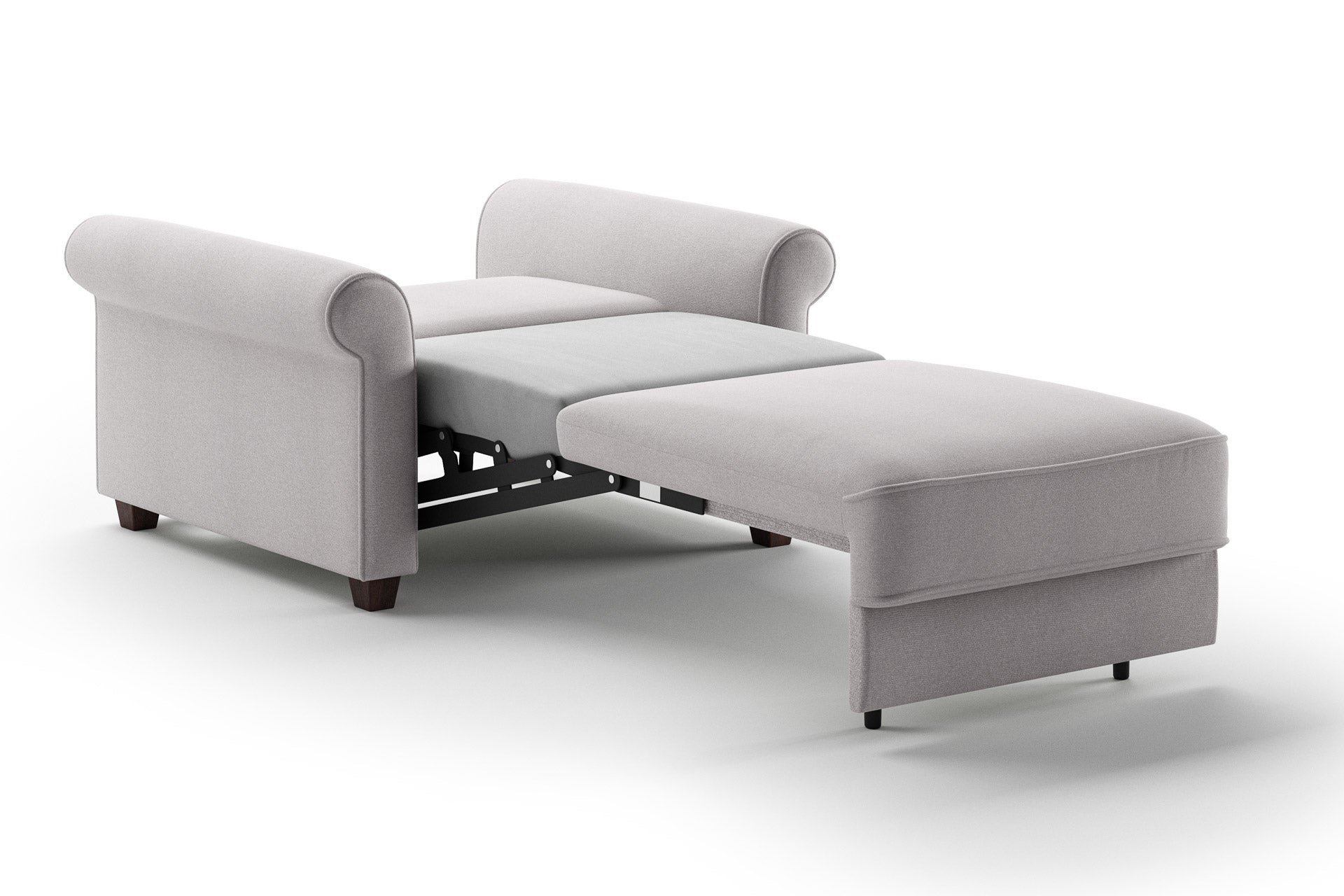 Luonto Casey Sleeper Sofa - Cot in Rene 01 - Open - angle view