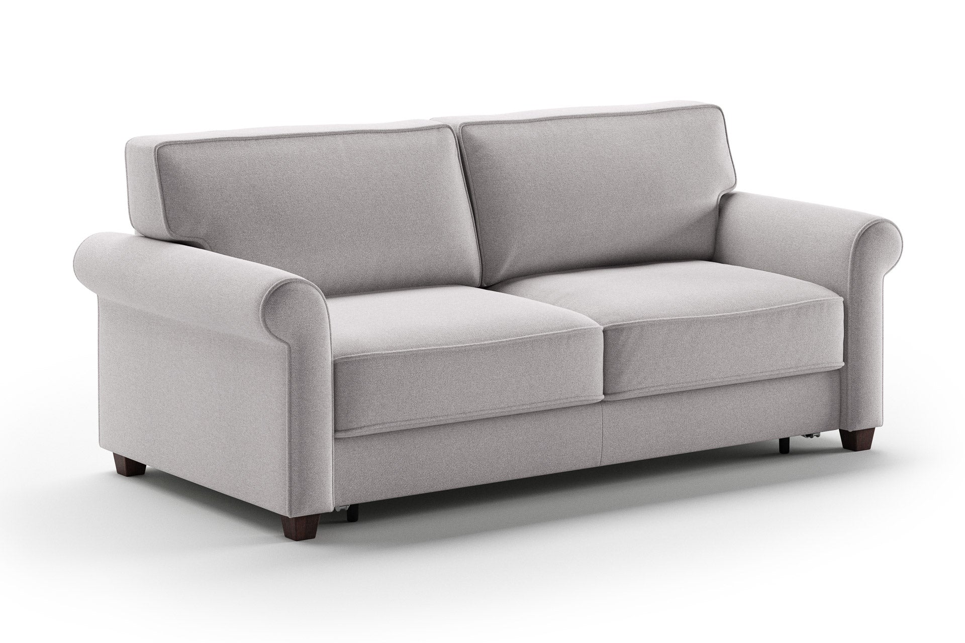 Luonto Casey Sleeper Sofa - Queen in Rene 01 - Closed - angle view