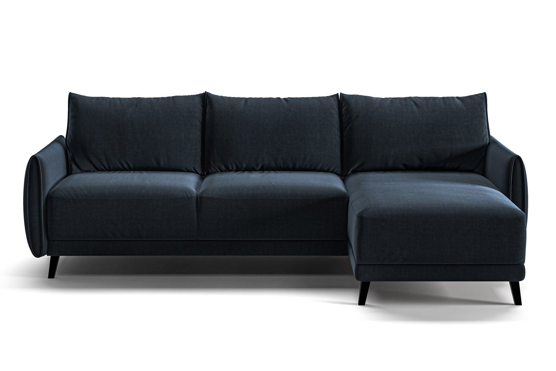 Luonto Dolphin Reversible Chaise Sleeper in Glamour 13 - Closed - front view