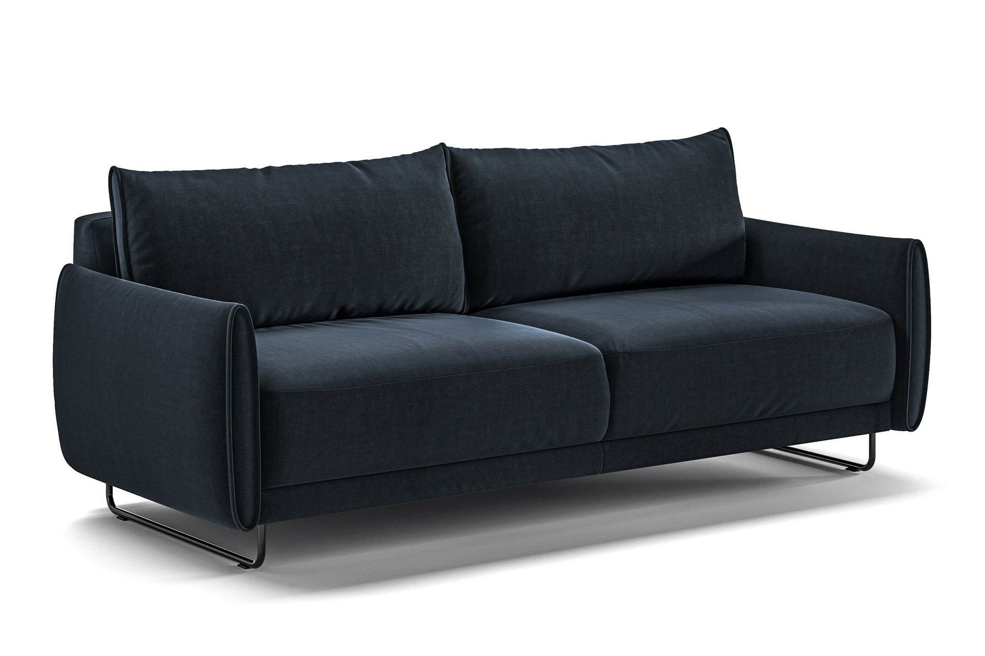 Luonto Dolphin Sleeper Sofa in Glamour 13 - Closed - angle view