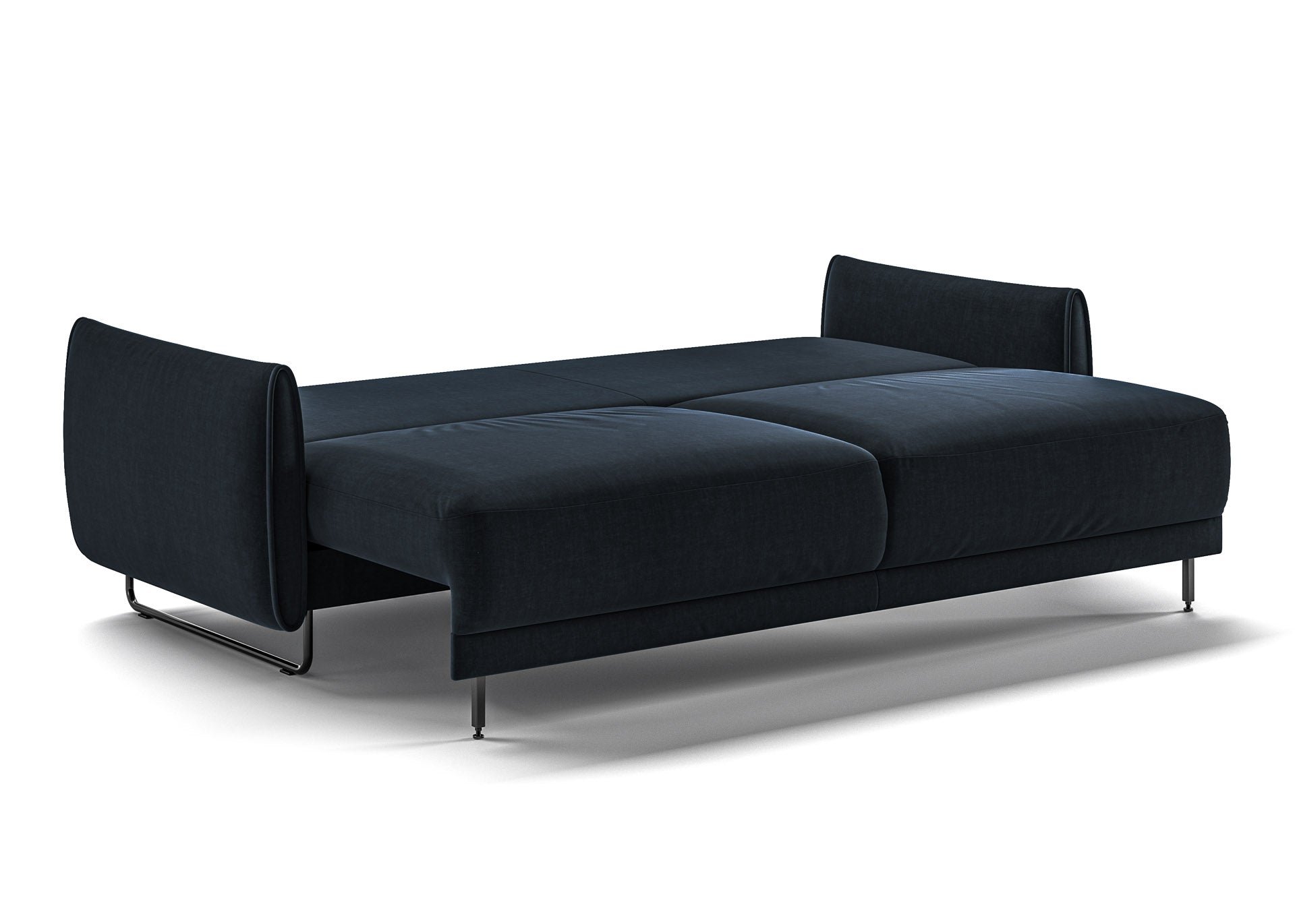 Luonto Dolphin Sleeper Sofa in Glamour 13 - Open - angle view