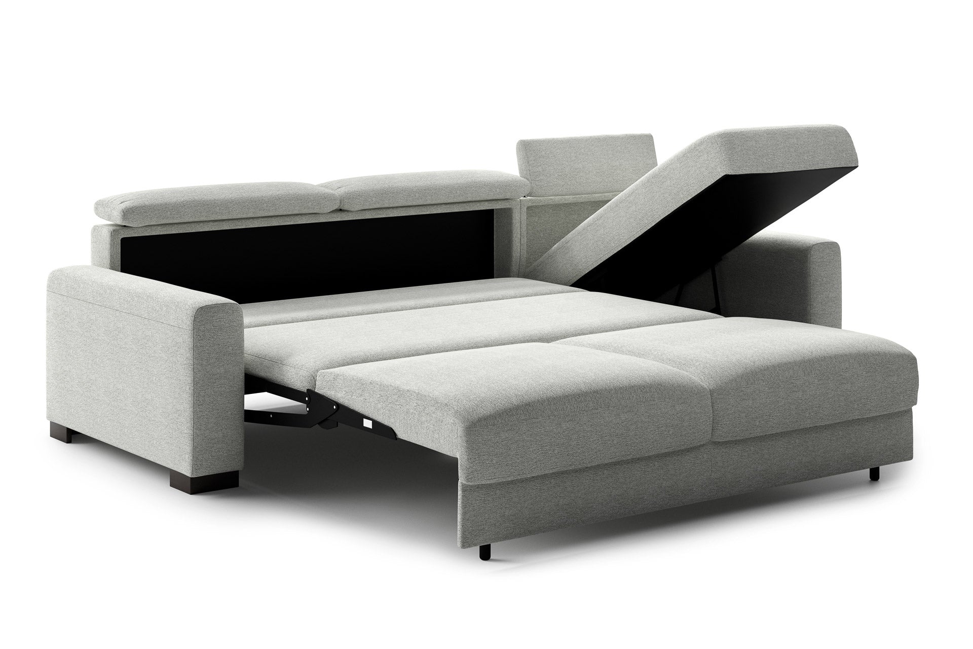Luonto Elliot Reversible Chaise Sleeper - King - Open - angle view