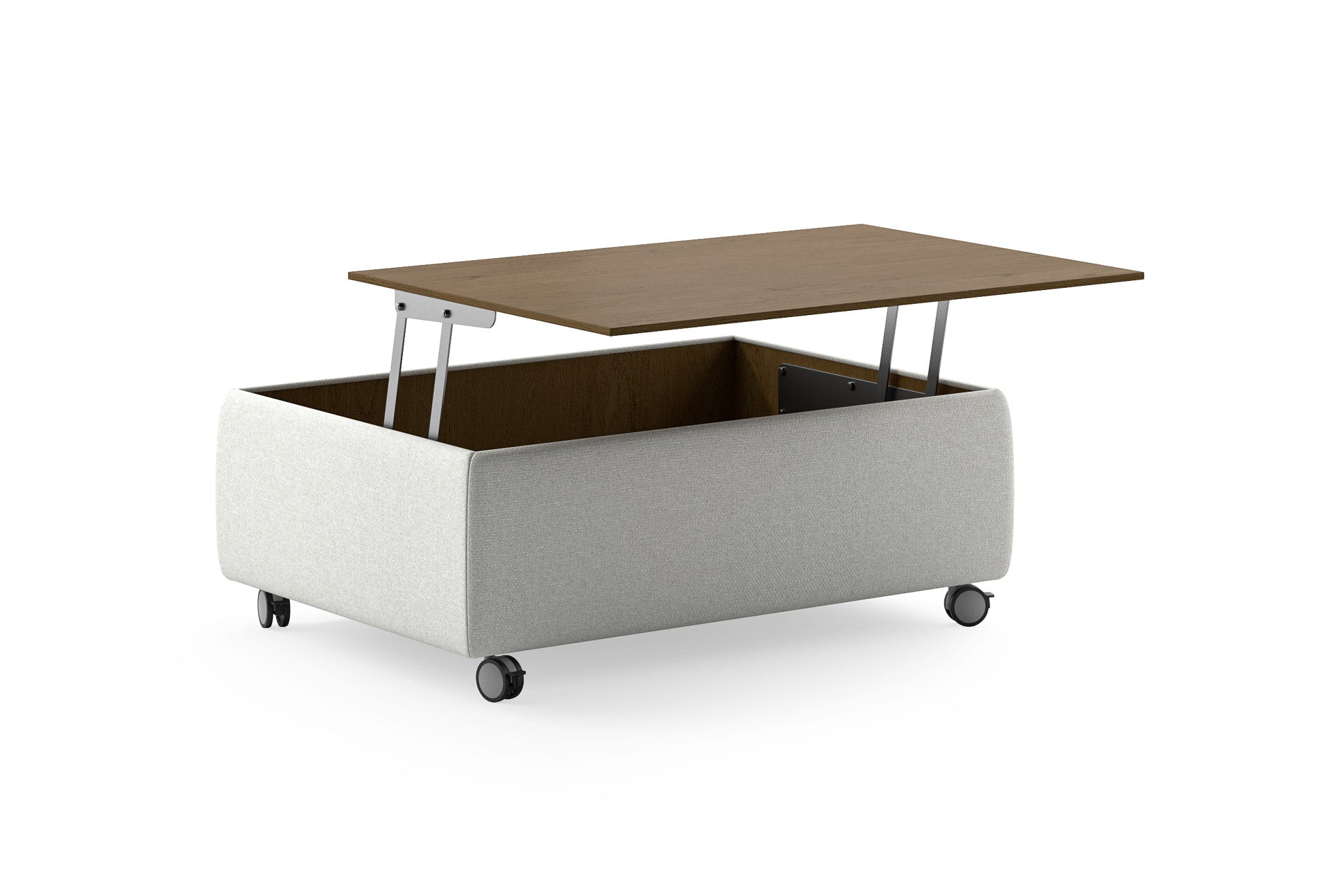 Luonto Functional Coffee Table in Rene 01 - Open - angle view